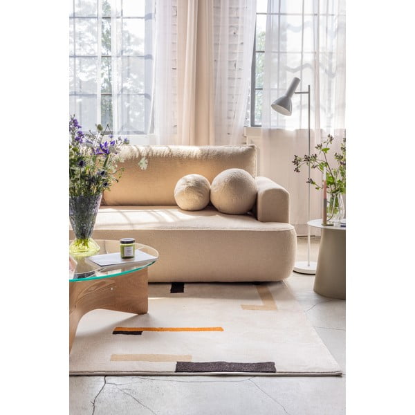 Pomarańczowy/kremowy dywan 160x230 cm Linea – Universal-image-4