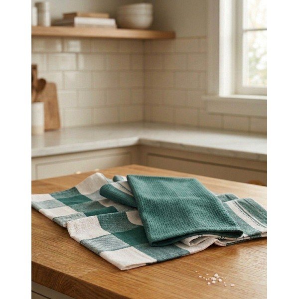 Bawełniane ścierki zestaw 3 szt. 45x70 cm Vafle – JAHU collections-image-1