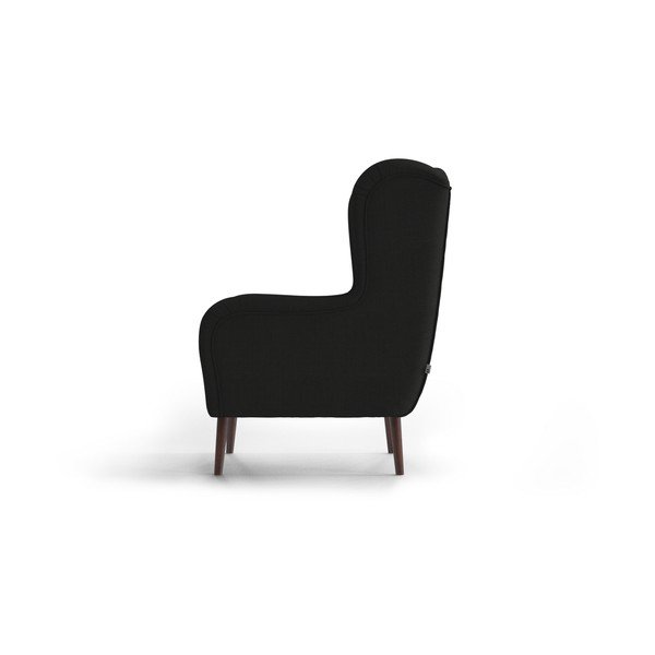 Czarny fotel uszak My Pop Design Muette-image-4
