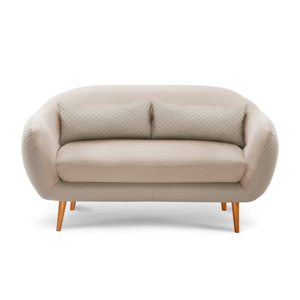 Kremowa sofa 3-osobowa Scandi by Stella Cadente Maison Meteore