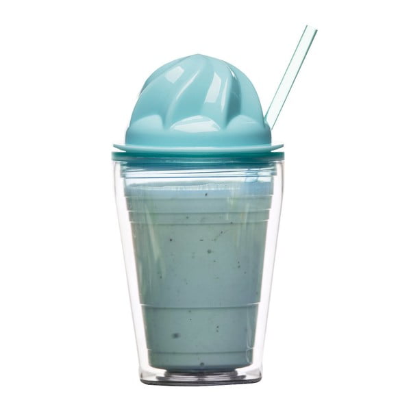 Zielony kubek do mlecznych koktajli Sagaform, 350 ml-image-1