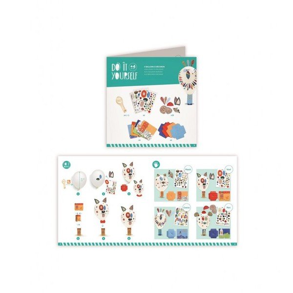 Zestaw dziecięcy DIY Djeco Ozdabianie baloników-image-3