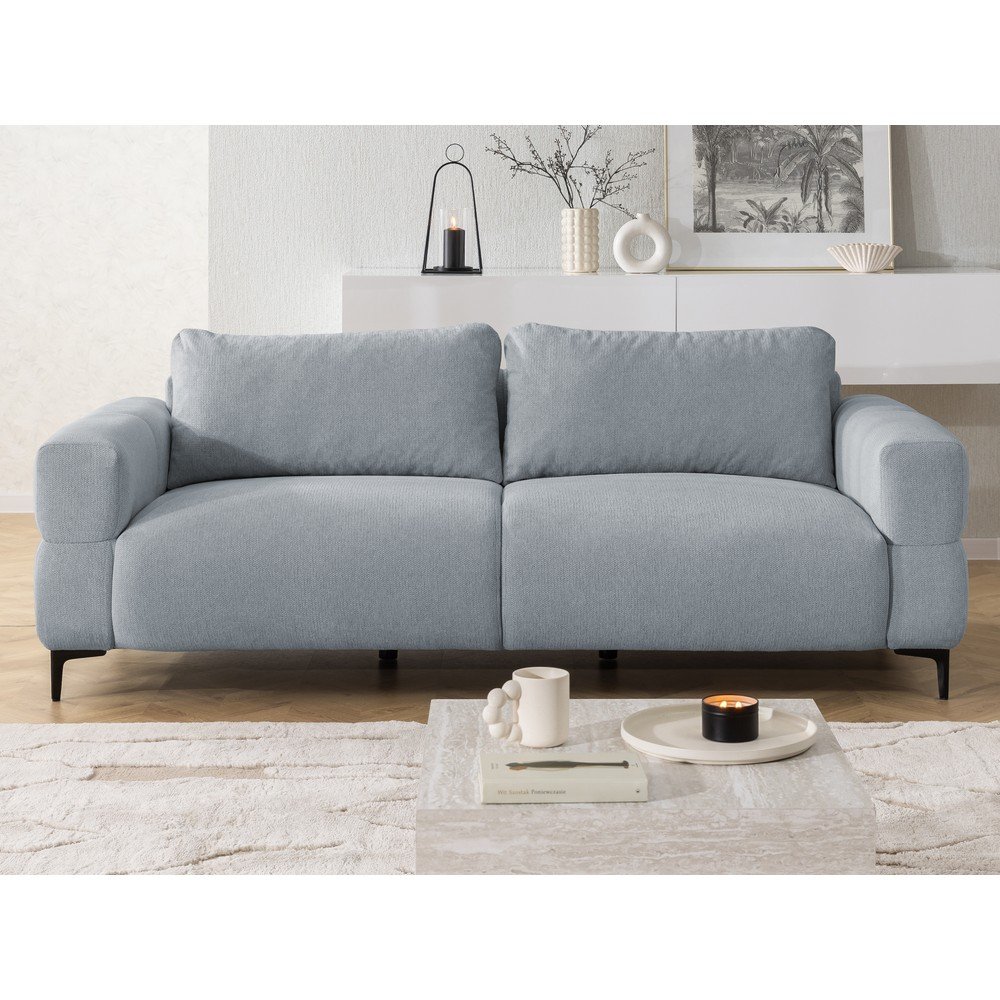 Szaroniebieska sofa 217 cm Helio – Ropez (zdjęcie 6)
