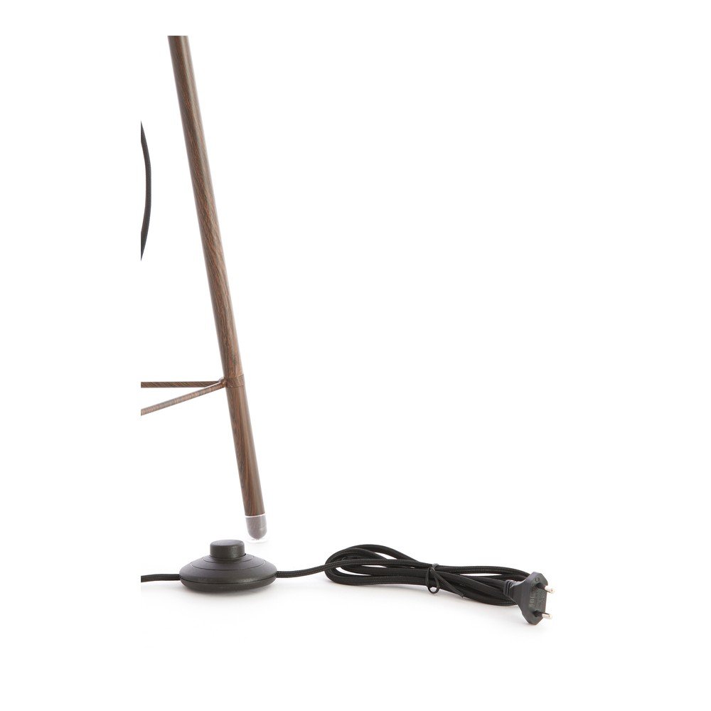Biała lampa stojąca z tekstylnym kloszem (wysokość 133 cm) Bibury – Light & Living (zdjęcie 6)