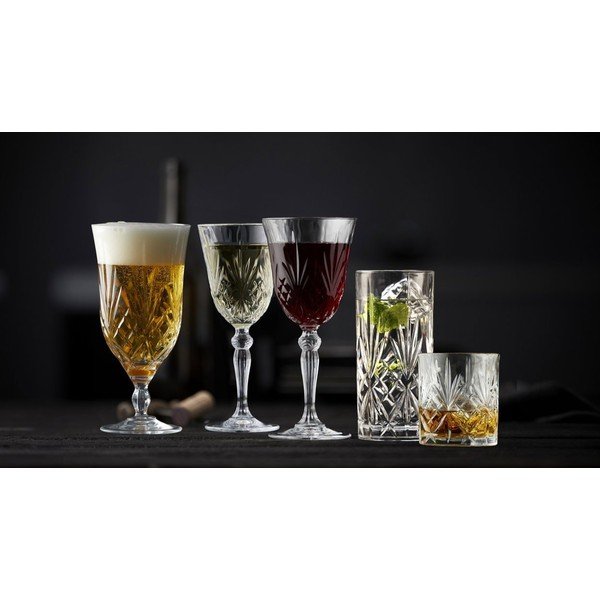 Szklanki zestaw 6 szt. do koktajli 360 ml Melodia – Lyngby Glas-image-3