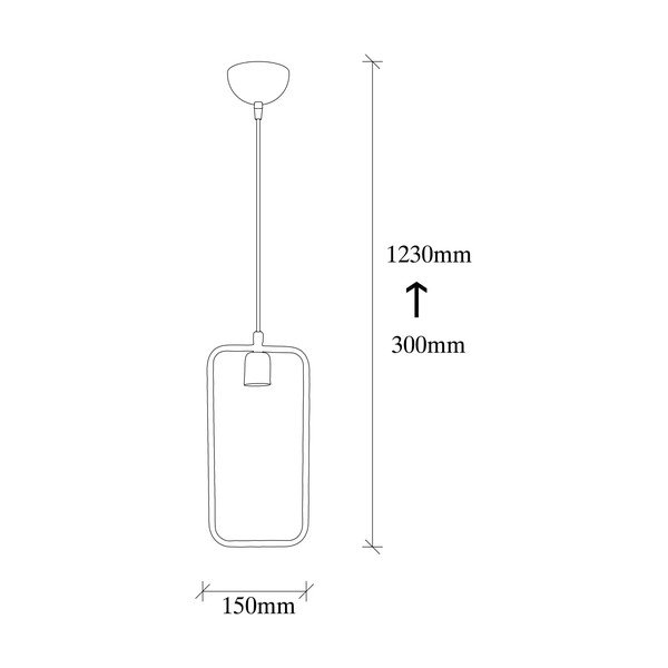 Czarna lampa wisząca Geonni – Opviq lights-image-4