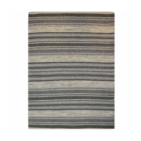 Szary dywan wełnianyz wiskozą The Rug Republic Ronan, 230x160 cm