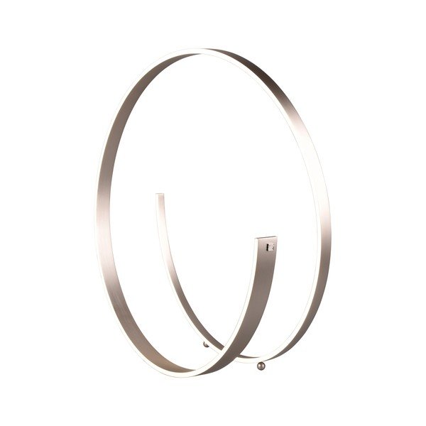 Szara lampa stojąca LED ze sterowaniem głosowym/mobilną aplikacją i metalowym kloszem (wysokość 75 cm) Cinardi – CINQUE-image-3