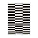 Czarno-biały wełniany dywan dwustronny tkany ręcznie 160x230 cm Donna – Hanse Home