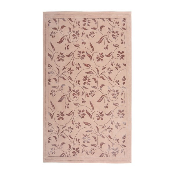 Różowy dywan Floorist Florist, 140x200 cm