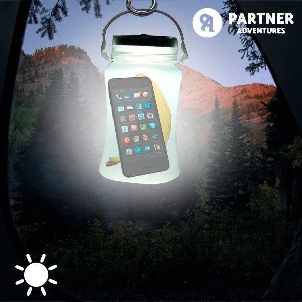 Solarna silikonowa lampa LED InnovaGoods Adventures-image-2