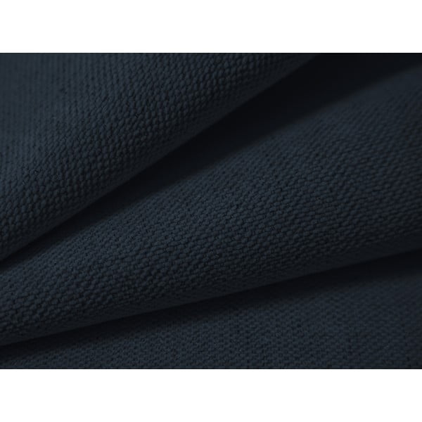 Ciemnoniebieskie tapicerowane łóżko dwuosobowe ze schowkiem i stelażem 160x200 cm Lupine – Micadoni -image-4