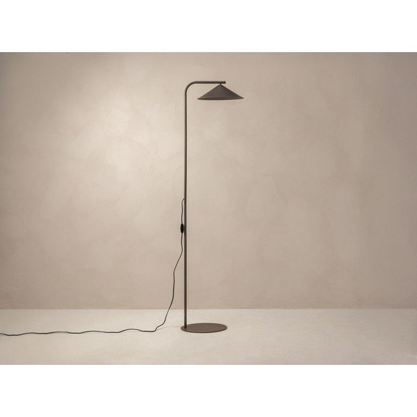 Brązowa metalowa lampa stojąca (wysokość 160 cm) Nocte – Micadoni -image-3