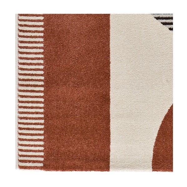 Czerwono-szary dywan 200x290 cm Gaia – Universal-image-2