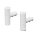 Białe ścienne haczyki zestaw 2 szt. Rof – Blomus