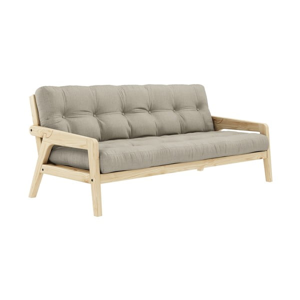 Wielofunkcyjna sofa Karup Design Grab Natural Clear/Linen Beige-image-3