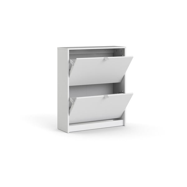 Biała uchylna szafka na buty Shoes – Tvilum-image-4