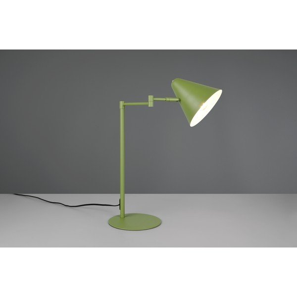 Zielona lampa stołowa z elastyczną konstrukcją (wysokość 50,5 cm) Cosima – Trio-image-1