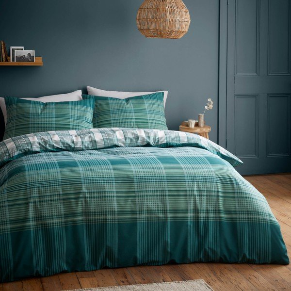 Zielona pościel 200x135 cm Roxburgh Kelso – Catherine Lansfield-image-2