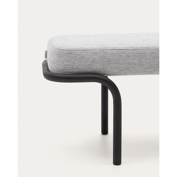 Jasnoszara  ławka Compo – Kave Home-image-1