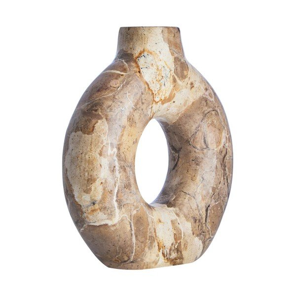 Brązowy marmurowy wazon (wysokość 20 cm) Santino – Premier Housewares
