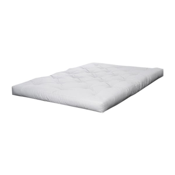 Biały średnio twardy materac futon 180x200 cm Comfort Natural – Karup Design