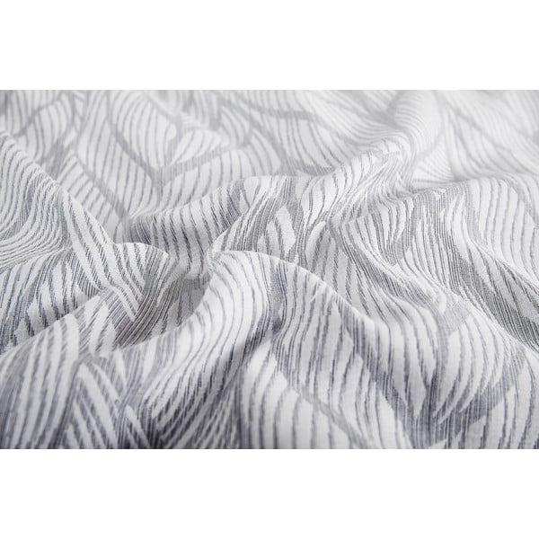 Szara żakardowa pościel jednoosobowa 140x200 cm Florida – My House-image-2