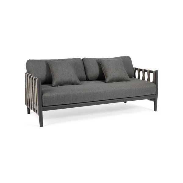 Ciemnoszara sofa ogrodowa Switch Rope – Diphano-image-2