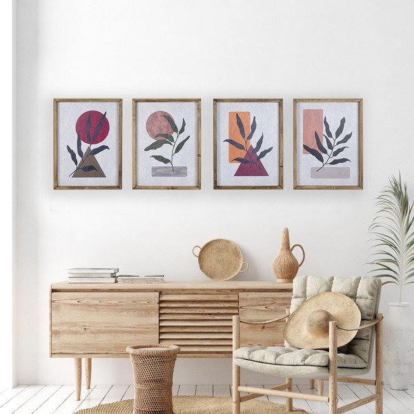 Zestaw 4 obrazów Kate Louise Plants, 36x48 cm-image-1
