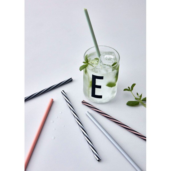 Zestaw 10 słomek Design Letters Multi-image-1