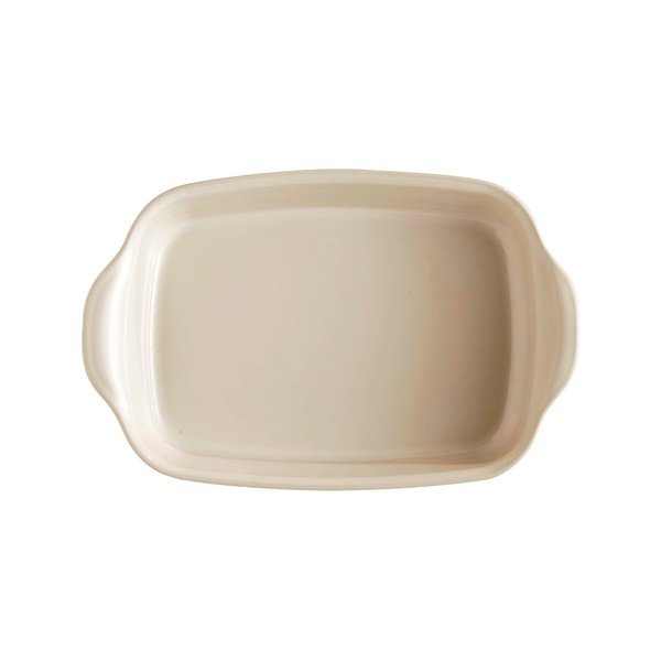 Kremowa ceramiczna prostokątna misa do zapiekania Emile Henry, 30x19 cm-image-2
