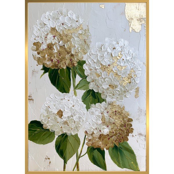 Obraz drukowany z ramą w zestawie 60x90 cm Hydrangea – Styler