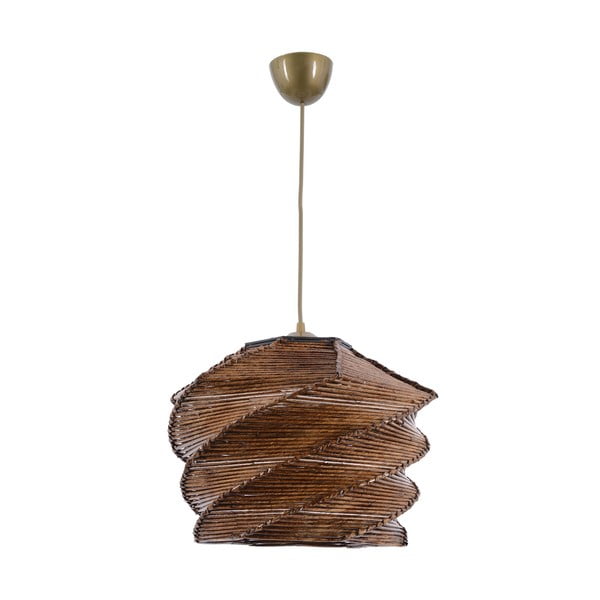 Jasnobrązowa lampa wisząca ø 32 cm Ruche – Opviq lights