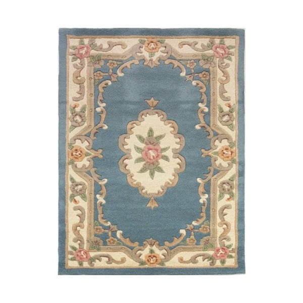 Niebieski wełniany dywan Flair Rugs Aubusson, 150x240 cm