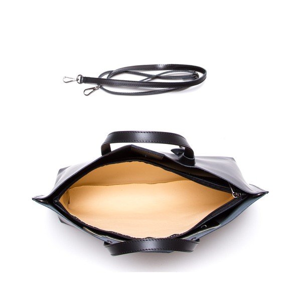 Czarna torebka skórzana Luisa Vannini 3034-image-2