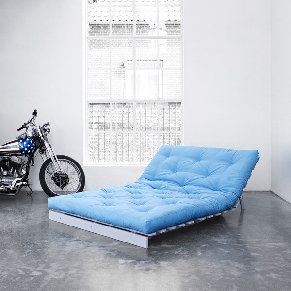 Sofa rozkładana Karup Roots Cool Gray/Horizon Blue-image-3