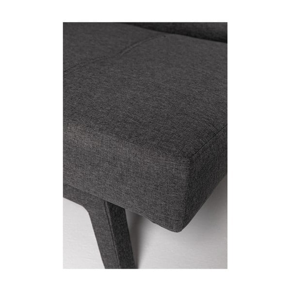 Ciemnoszara rozkładana sofa z szarymi nogami Debut Ozzie-image-2