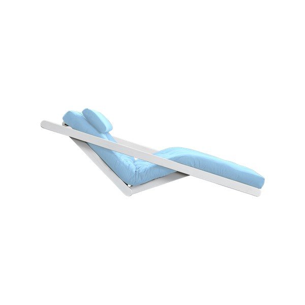 Rozkładany szezlong 2-osobowy Karup Figo White/Celeste-image-4