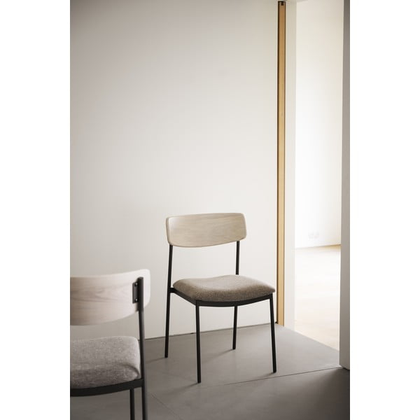 Beżowo-naturalne krzesła zestaw 2 szt. Maymont – Rowico-image-1