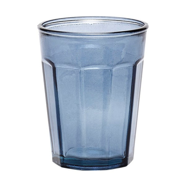 Niebieska szklanka Hübsch Kayla