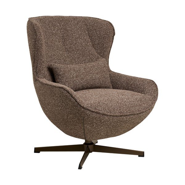 Brązowy obrotowy fotel Blenheim – House Nordic