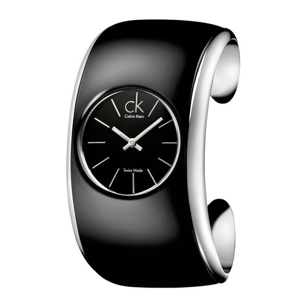 Czarny zegarek damski Calvin Klein K6092101
