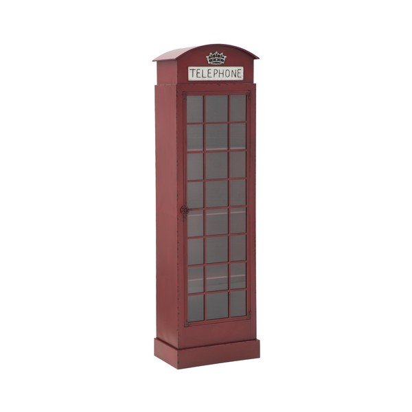 Czerwona żelazna witryna Mauro Ferretti London Telephone Booth-image-1