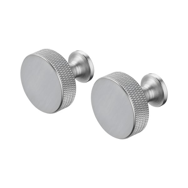 Ścienne metalowe haczyki w kolorze matowego srebra zestaw 2 szt. Rof – Blomus