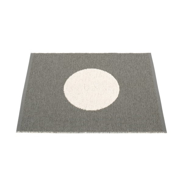 Ciemnoszary dywan odpowiedni na zewnątrz 70x90 cm Vera Charcoal – Pappelina