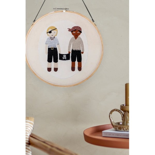 Dekoracja ścienna z haftem Bloomingville Mini Jef-image-1