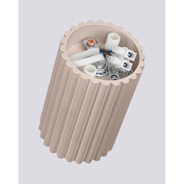 Szarobrązowa metalowa lampa punktowa ø 6,5 cm Gleam – Sollux-image-4