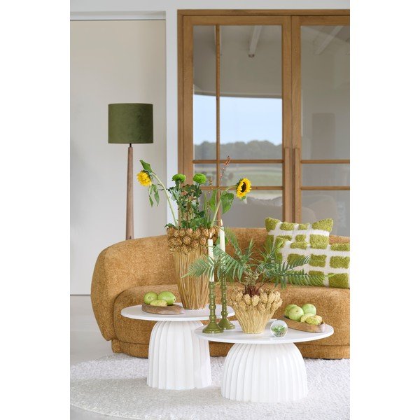 Metalowy okrągły stolik ø 60 cm Veglia – Light & Living-image-1
