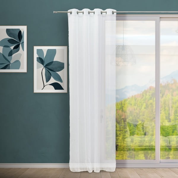 Biała zasłona 140x260 cm Lula – Casa Selección-image-1