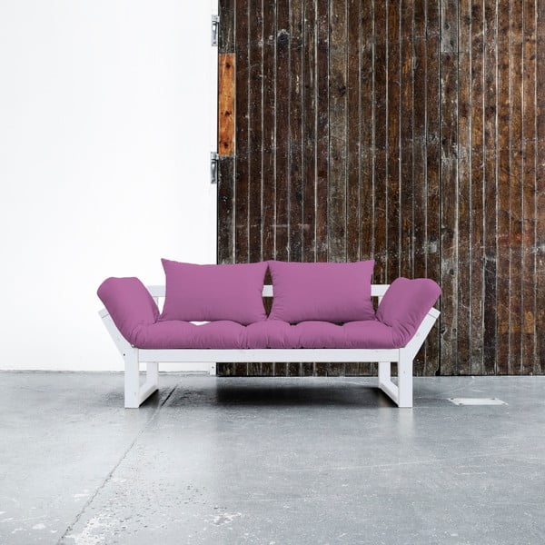 Sofa rozkładana Karup Edge White/Taffy Pink